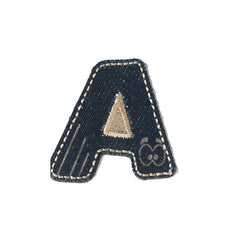 Denim - Bokstaven A - Patchlab