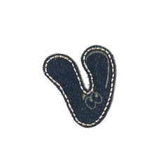 Denim - Bokstaven V - Patchlab