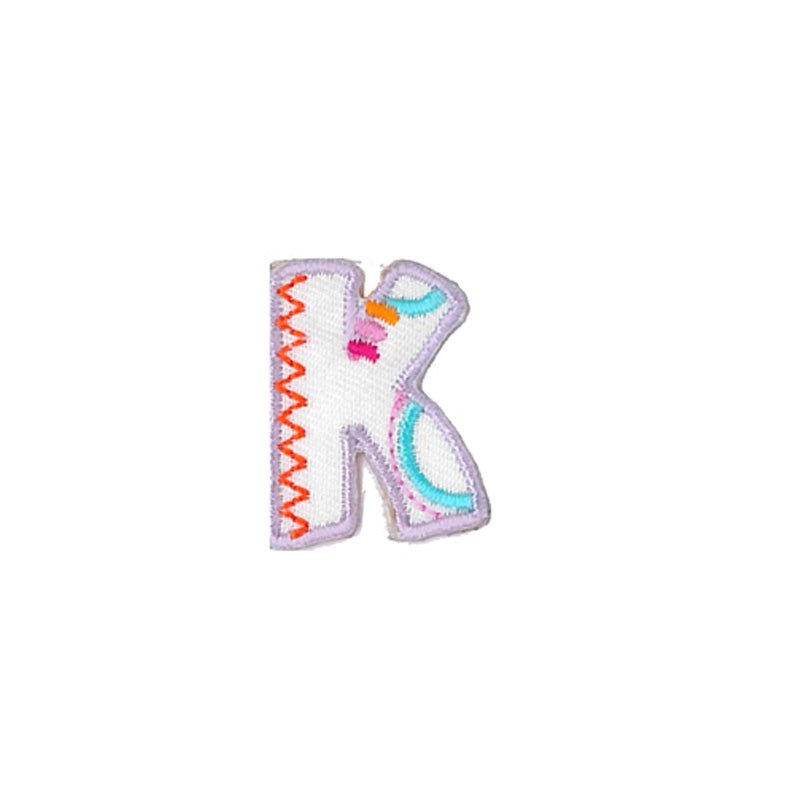 Färgglad - Bokstaven K - Patchlab