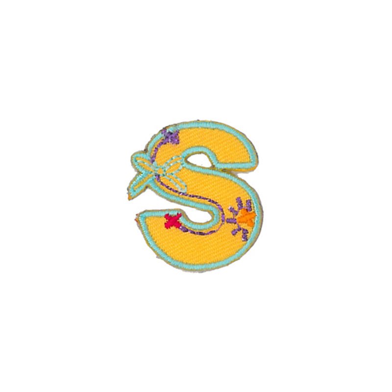 Färgglad - Bokstaven S - Patchlab