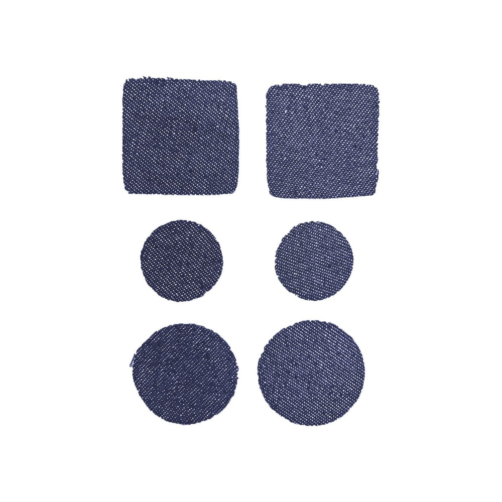 Laglapp kit för Denim / Jeans - 6 Pack - Patchlab