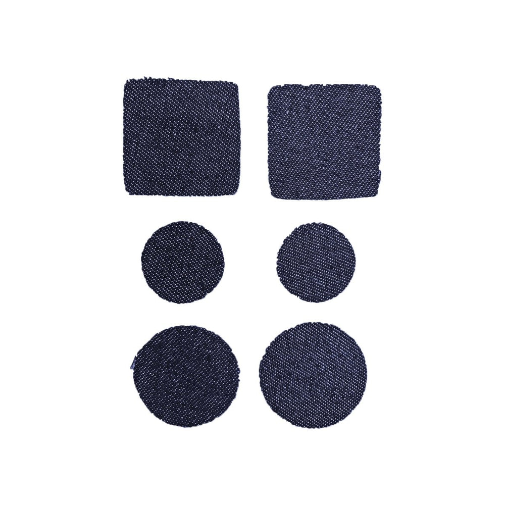 Laglapp kit för Denim / Jeans - 6 Pack - Patchlab