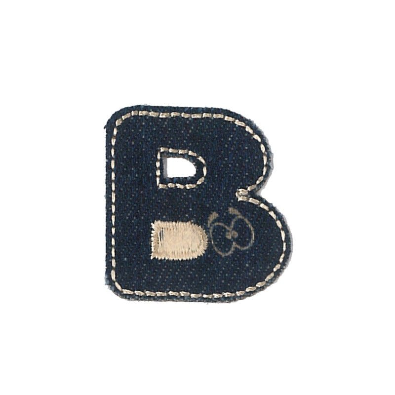 Denim - Bokstaven B - Patchlab
