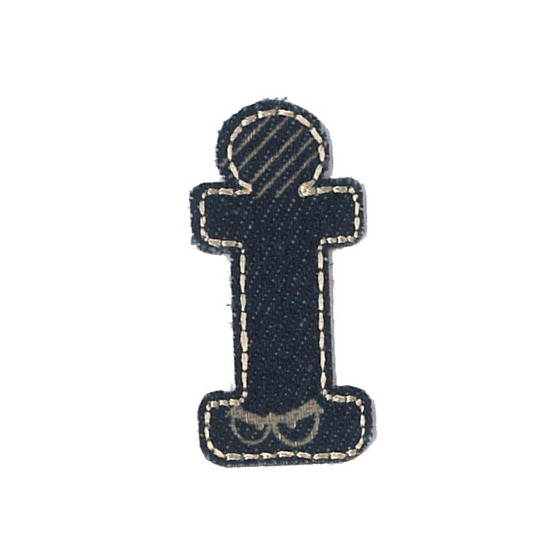 Denim - Bokstaven I - Patchlab