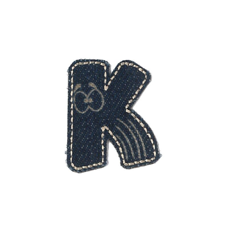 Denim - Bokstaven K - Patchlab