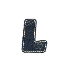 Denim - Bokstaven L - Patchlab