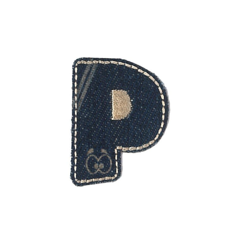 Denim - Bokstaven P - Patchlab