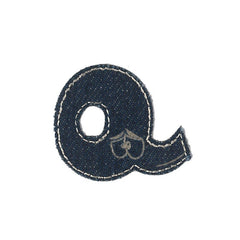 Denim - Bokstaven Q - Patchlab
