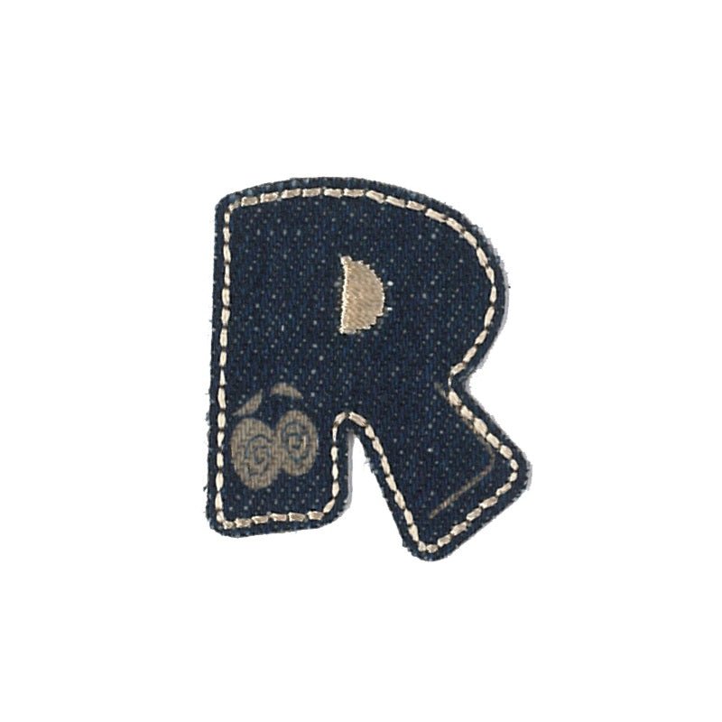 Denim - Bokstaven R - Patchlab