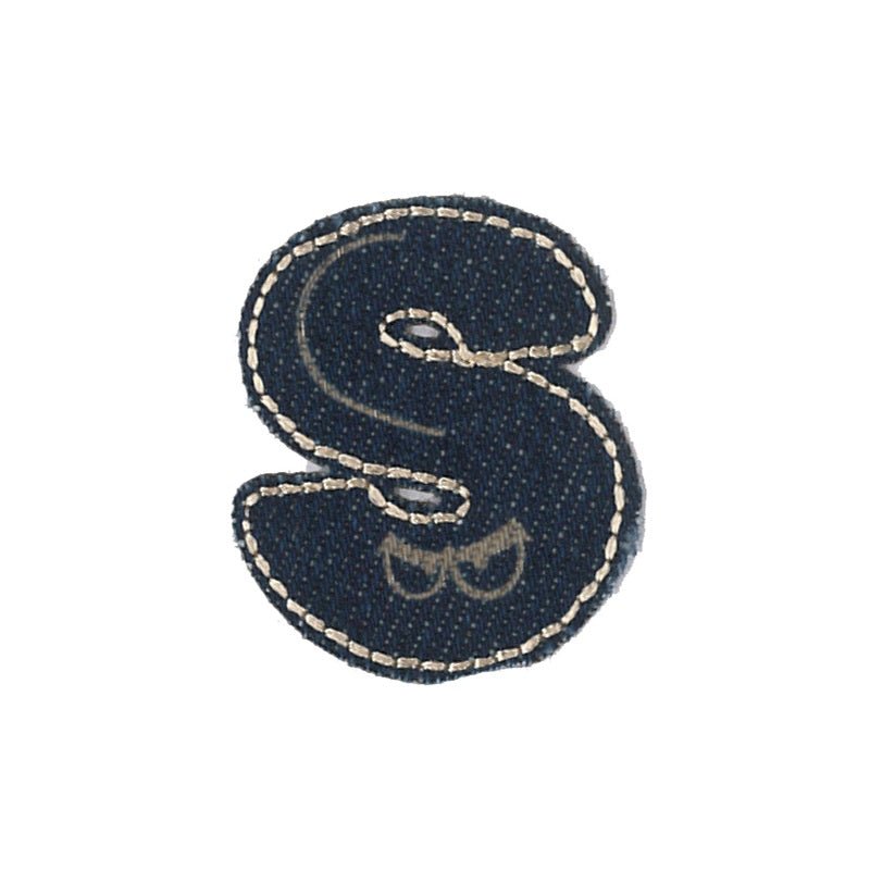 Denim - Bokstaven S - Patchlab