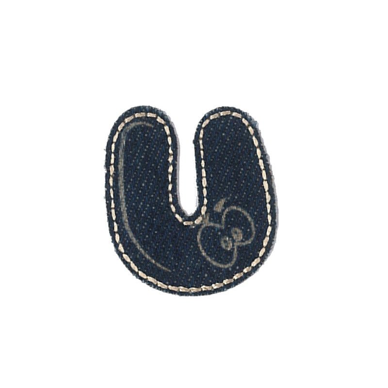 Denim - Bokstaven U - Patchlab