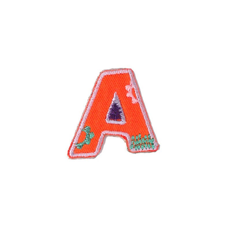 Färgglad - Bokstaven A - Patchlab