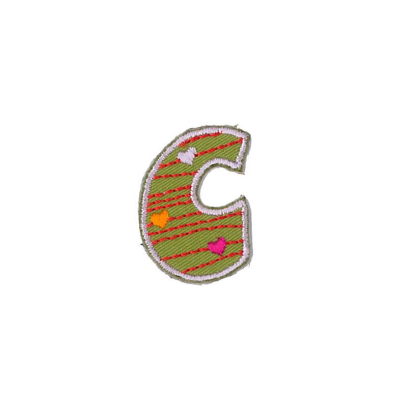 Färgglad - Bokstaven C - Patchlab