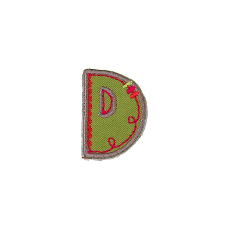 Färgglad - Bokstaven D - Patchlab
