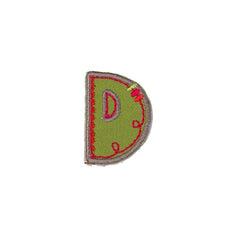 Färgglad - Bokstaven D - Patchlab