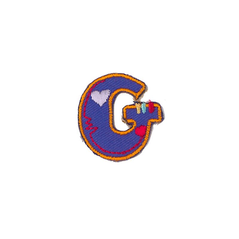 Färgglad - Bokstaven G - Patchlab