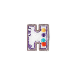 Färgglad - Bokstaven H - Patchlab