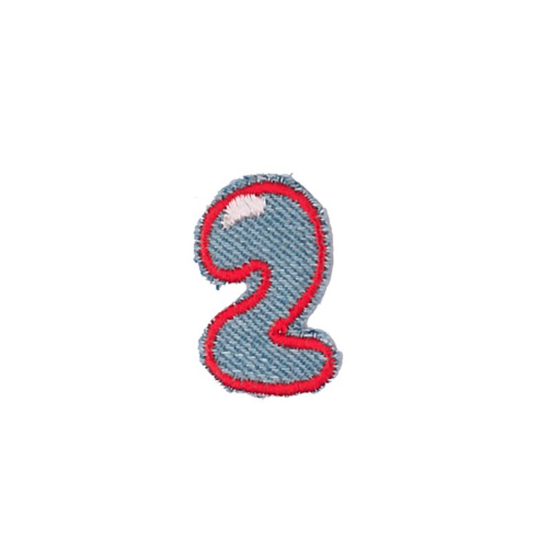Färgglad - Siffran 2 - Patchlab