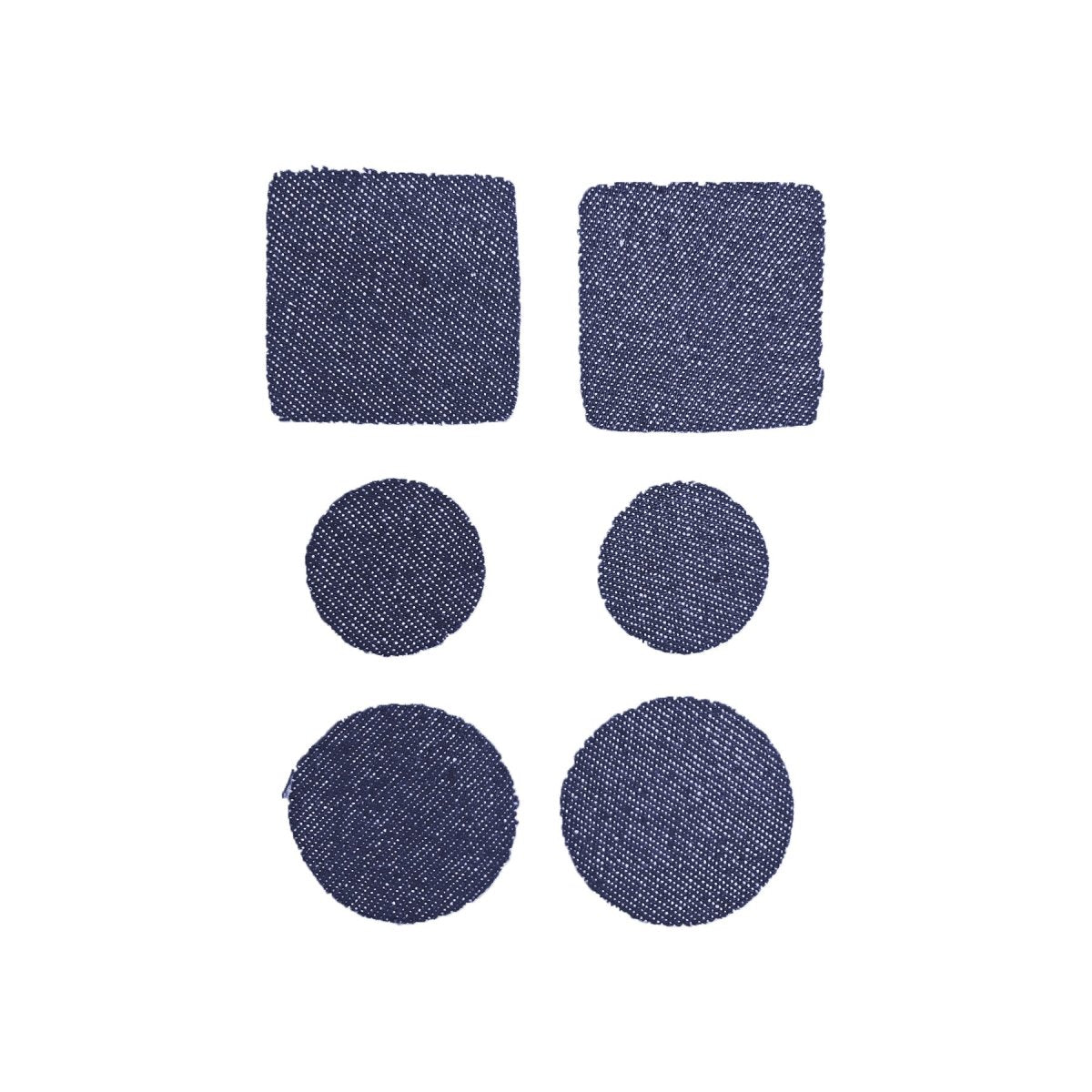 Laglapp kit för Denim / Jeans - 6 Pack - Patchlab
