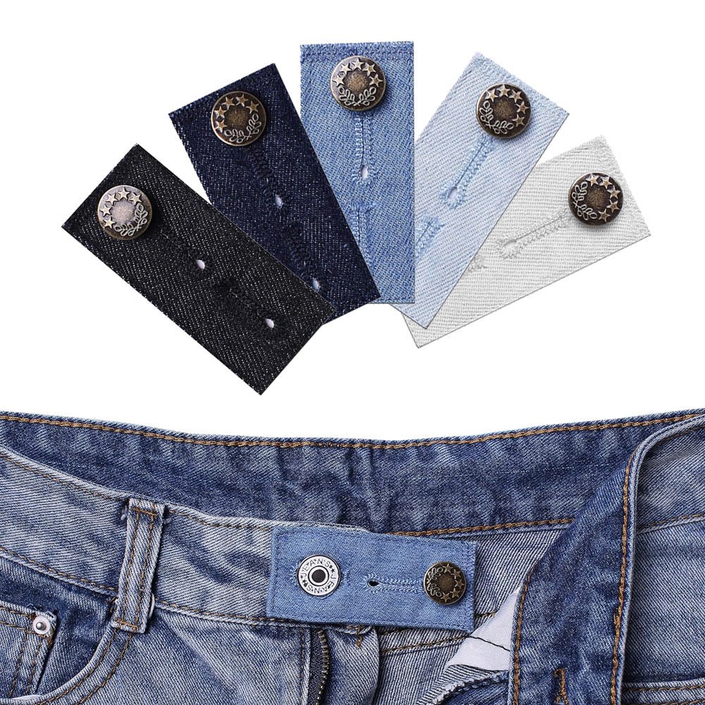 Midjeförlängare för jeans – extra plats och bättre passform - Patchlab