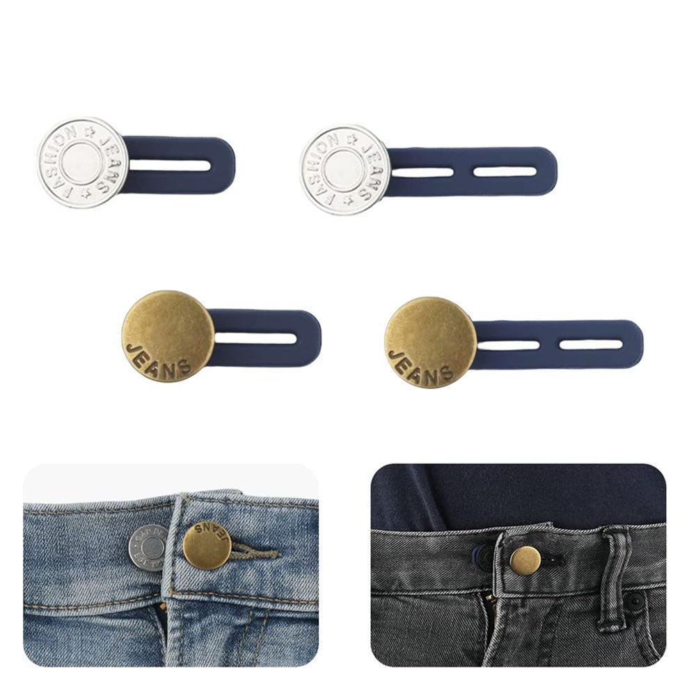 Midjeförlängare i silikon – flexibel passform för jeans & byxor - Patchlab